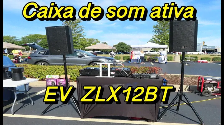 Review da Caixa de Som Ativa da EV ZLX-12BT 12'' ! Vamos abrir, testar e passar nosso feed back!
