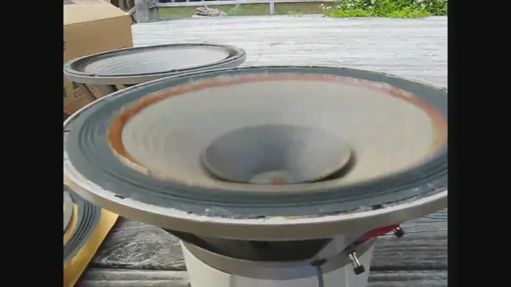 Electro-Voice SP15A woofer suspension repair