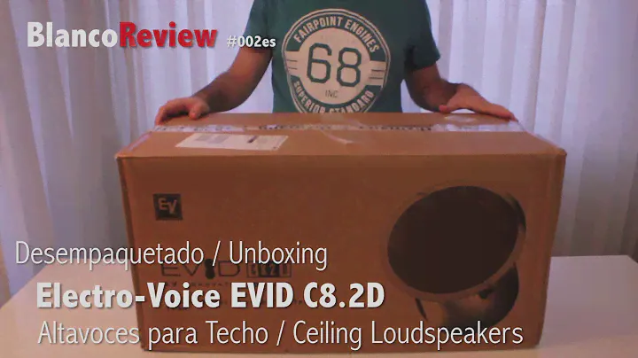 #002: Electro-Voice EVID C8.2D Unboxing & Review
