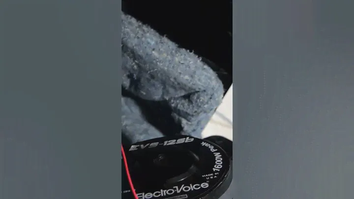 Teardown EV Plastic Subwoofer
