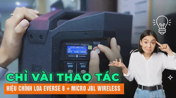 Hướng Dẫn Chi Tiết Chỉnh Loa Electro-Voice Everse 8 Cùng Micro JBL Wireless Hát Hay Nhất !